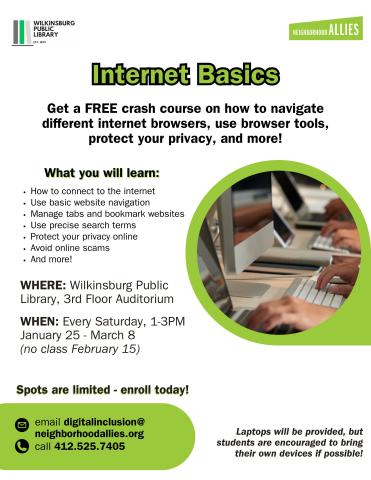 Internet basics flyer