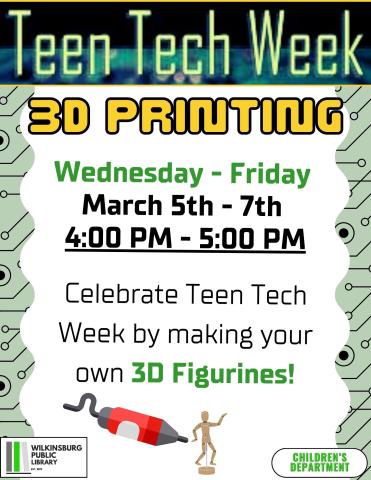 Teen Tech Week: 3D Printing