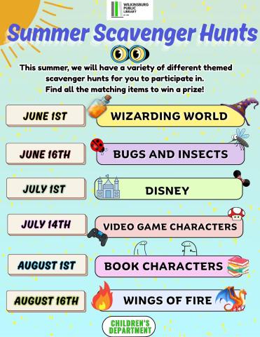 Summer Scavenger Hunts