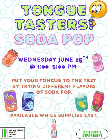 Tongue Tasters Soda Pop