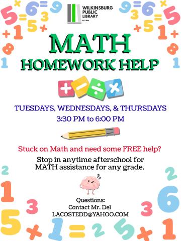 Math Homework Help
