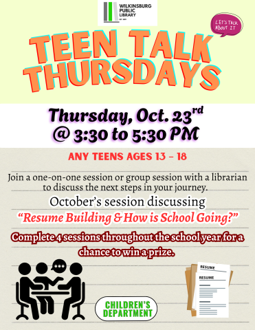 Teen Talk Thursdays