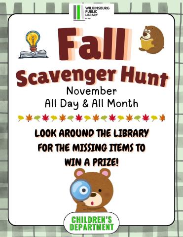 Fall Scavenger Hunt