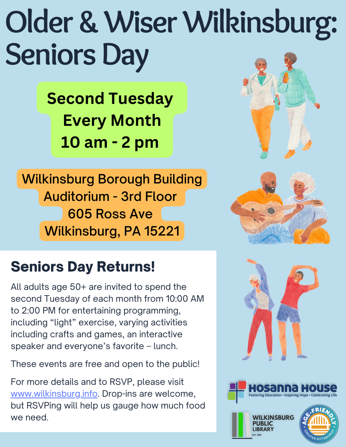 Older & Wiser Wilkinsburg Flyer