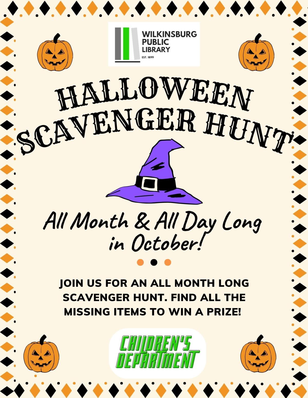 October Scavenger Hunt