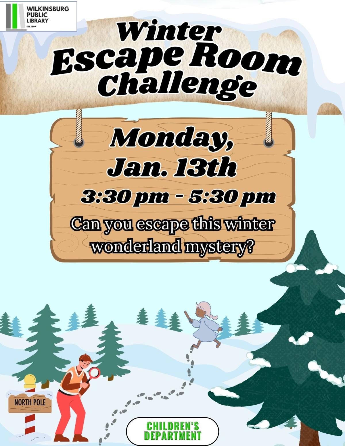 Winter Escape Room Challenge