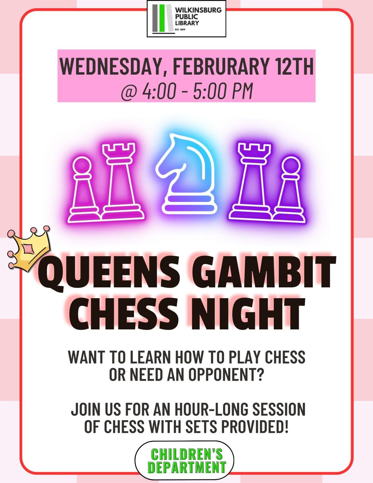 Queens Gambit Chess Night