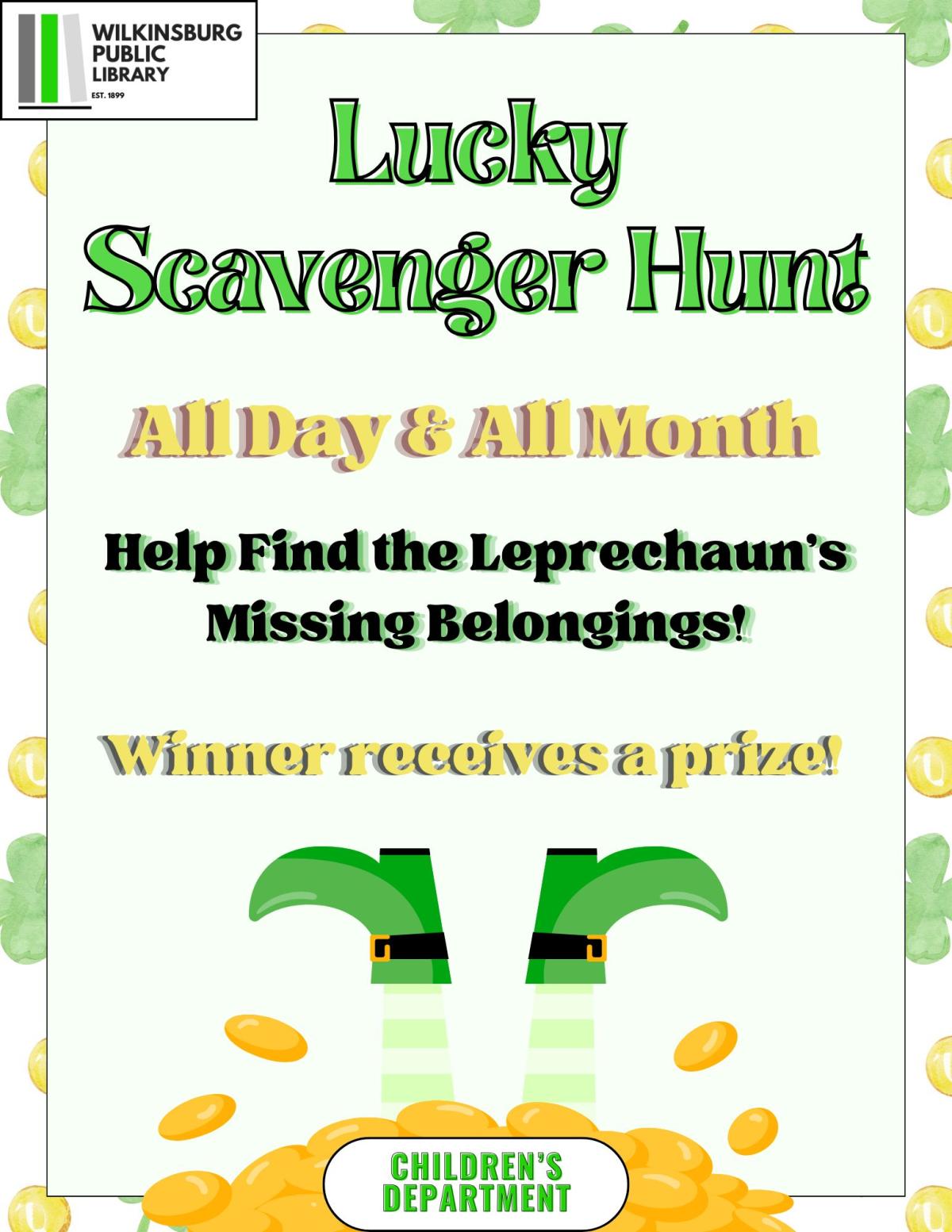 March Scavenger Hunt