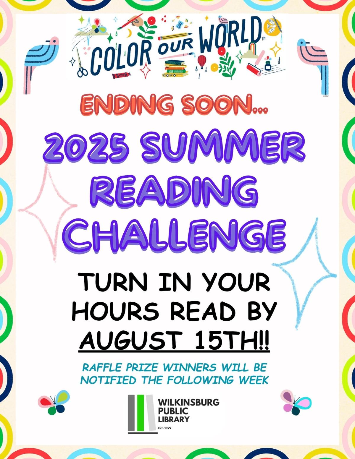 Summer Reading Challenge Ending