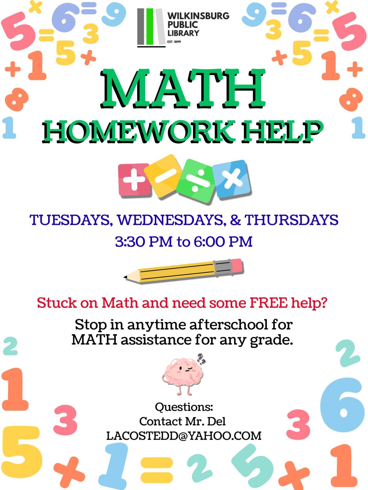 Math Homework Help