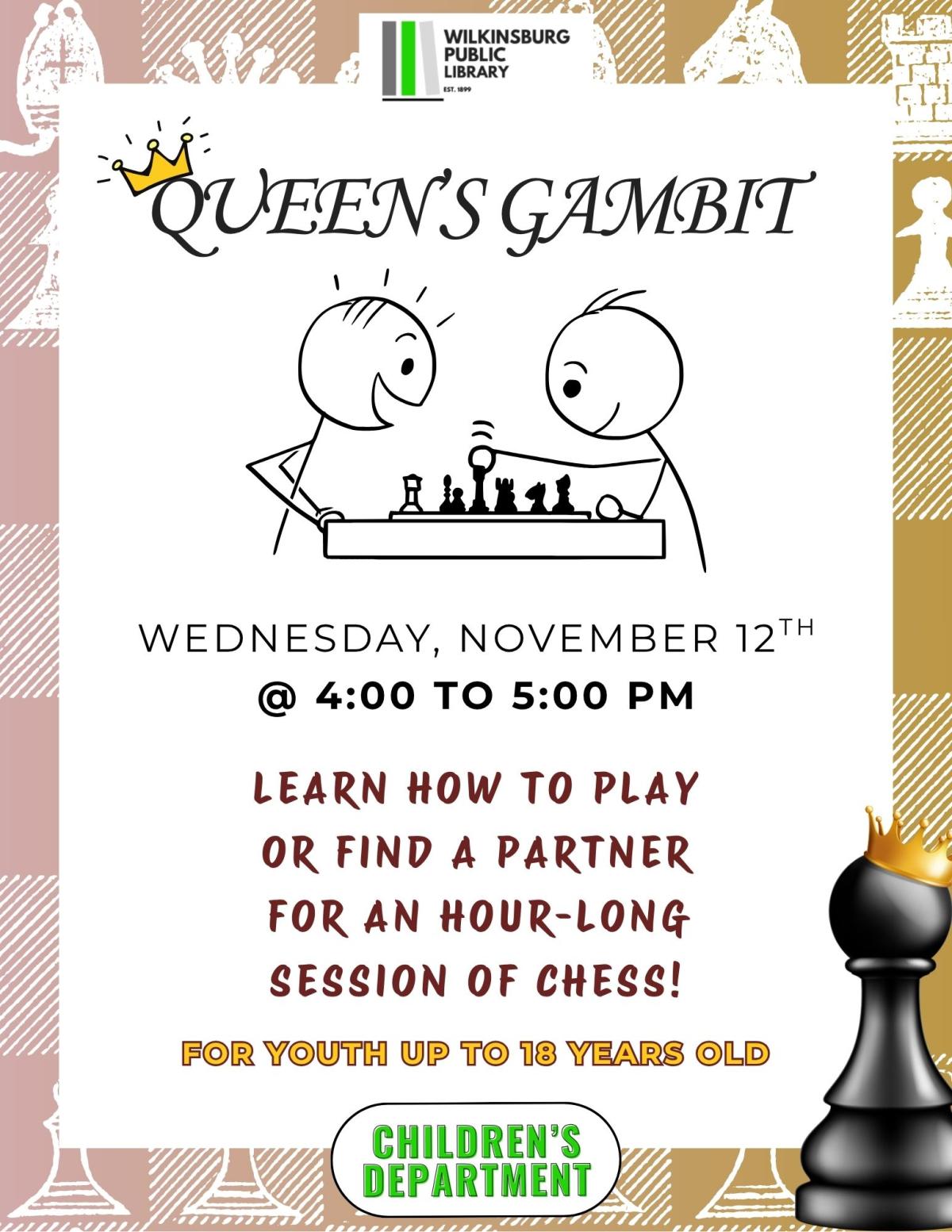 Queen Gambit Chess Night