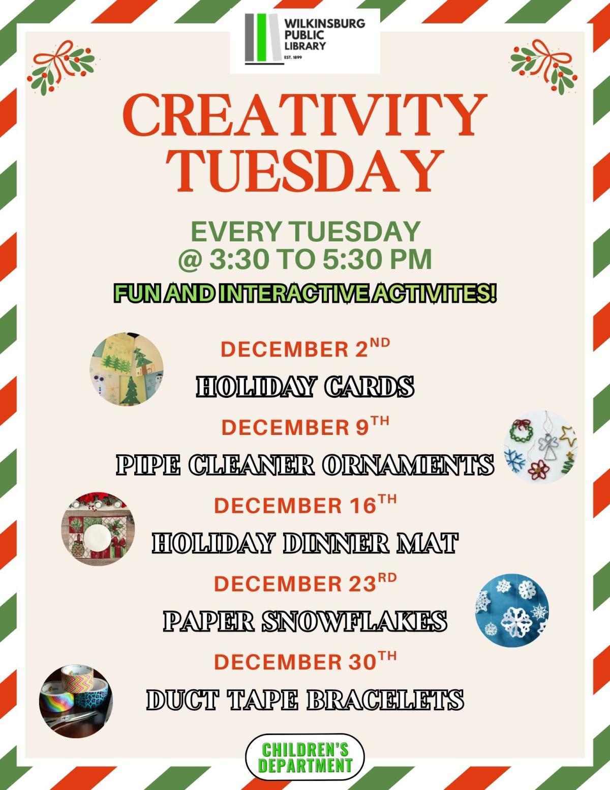 Creativity Tuesdays